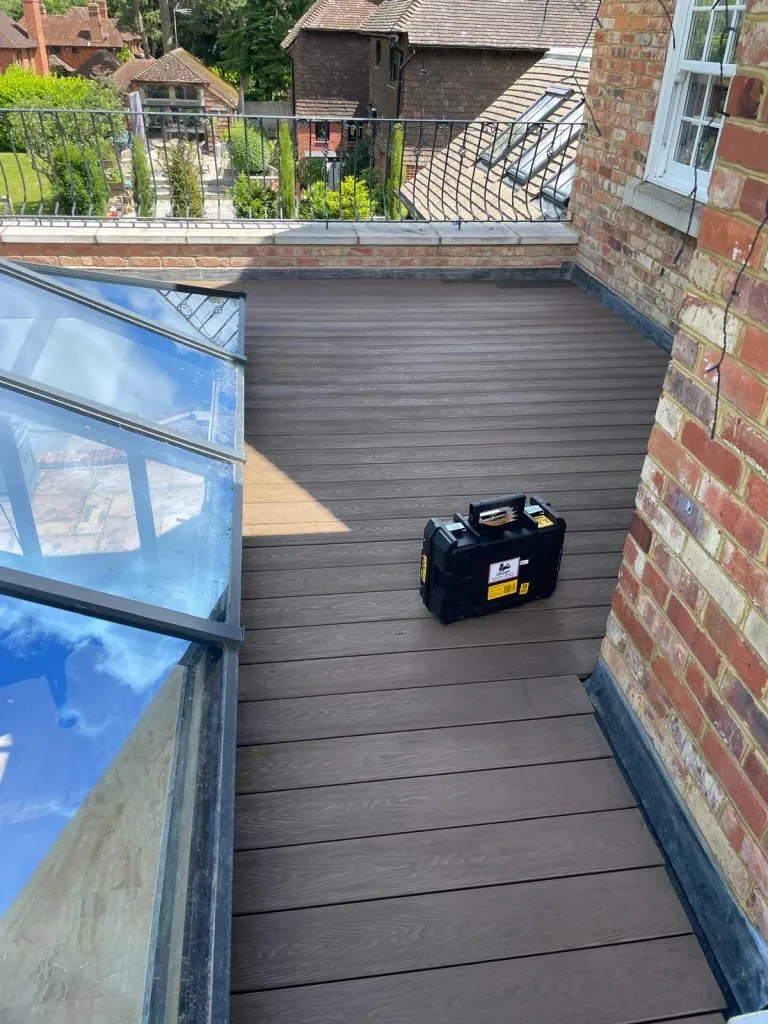 A piece of luggage sitting on top of a wooden floor.